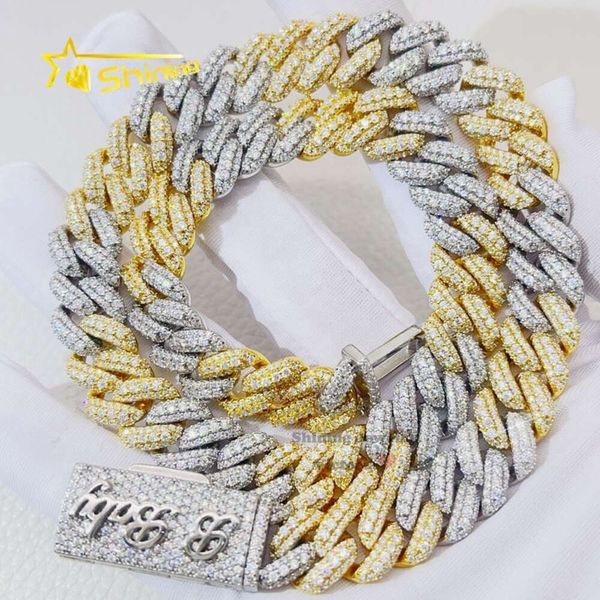 GRA VVS Moissanite Diamond Buss Down Hip Hop 15Mm Custom Name Clasp Cuban Link Chain
GRA VVS Moissanite Diamond Buss Down Hip Hop 15Mm Custom Name Clasp Cuban Link Chain