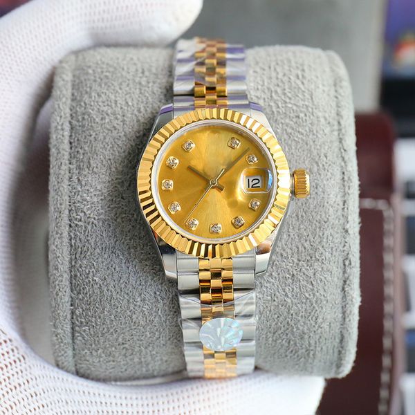 Designer Women's Watch Diamond Round dial 28mm scratch resistant blue crystal waterproof folding buckle stainless steel 904L enlarged calendar Monte De Luxe
Designer Women's Watch Diamond Round dial 28mm scratch resistant blue crystal waterproof folding buckle stainless steel 904L enlarged calendar Monte De Luxe