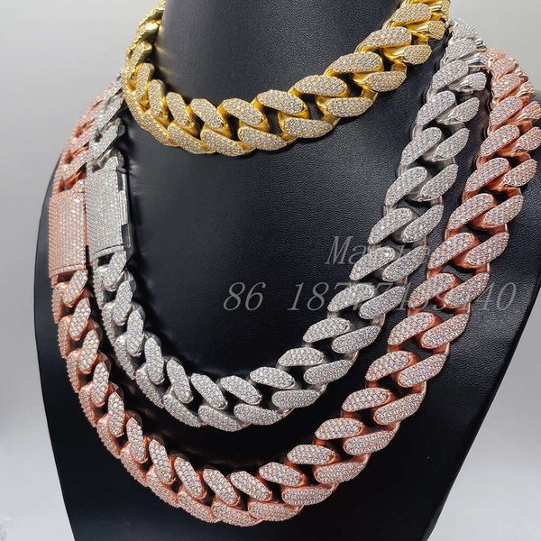 Fashion Sier Custom Necklace S With Vvs Moissanite Jewelry Bracelet Iced Out Cuban Chain
Fashion Sier Custom Necklace S With Vvs Moissanite Jewelry Bracelet Iced Out Cuban Chain