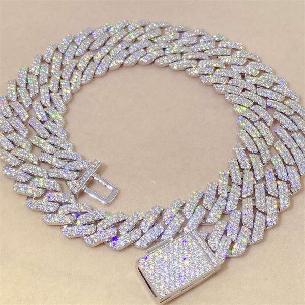 Hip Hop Jewelry Iced Out 20" Necklace Bracelet Sterling Sier Moissanite 12Mm Cuban Link Chain
Hip Hop Jewelry Iced Out 20" Necklace Bracelet Sterling Sier Moissanite 12Mm Cuban Link Chain
