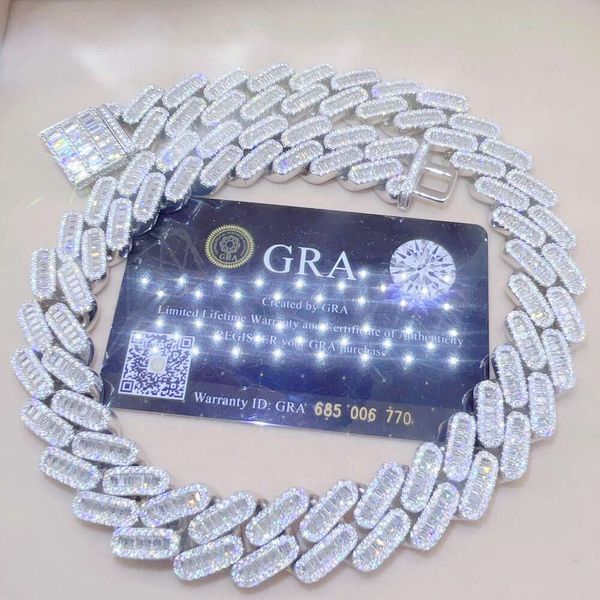 Fashion Jewelry Iced Out Sterling Sier Necklace Chains Vvs Moissanite Cuban Link Chain
Fashion Jewelry Iced Out Sterling Sier Necklace Chains Vvs Moissanite Cuban Link Chain