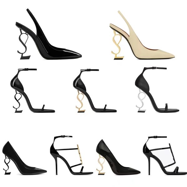 2024 Sandals High heels Saint Laurent Luxurvs Designer shoes heels Paris Dress Classics Women 10cm8cm Heels Black Golden Gold Wedding Bottoms with box Size 35-41, #10
2024 Sandals High heels Saint Laurent Luxurvs Designer shoes heels Paris Dress Classics Women 10cm8cm Heels Black Golden Gold Wedding Bottoms with box Size 35-41, #10