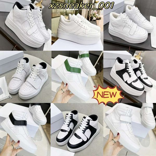 

2024designer Platform Shoes Leather Fabric Calfskin Rubber Outsole CT-03 the Latest Fashion Trend Casual Trainer Women Block Celins Sneakers, Green