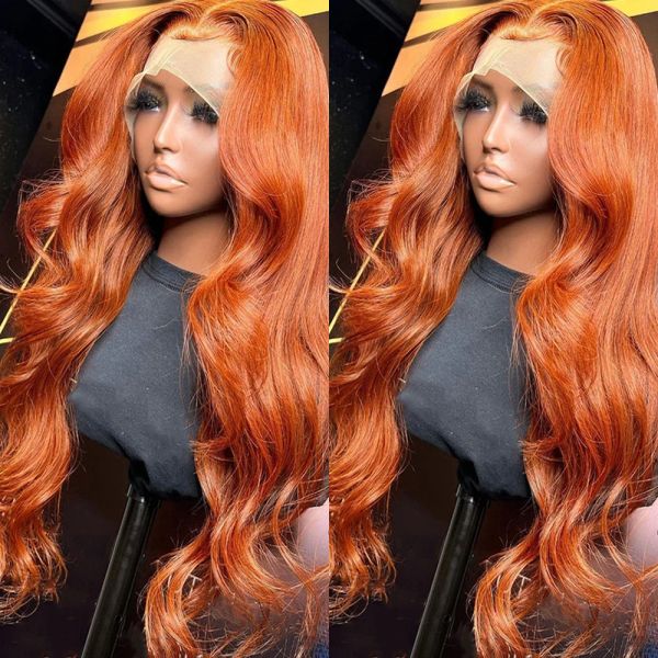 Body Wave Ginger Orange 360 HD Lace Front Wigs Colored Preplucked Wig 13x4 Lace Frontal Wigs Glueless Human Hair Ginger Wigs, Customize wig
Body Wave Ginger Orange 360 HD Lace Front Wigs Colored Preplucked Wig 13x4 Lace Frontal Wigs Glueless Human Hair Ginger Wigs, Customize wig