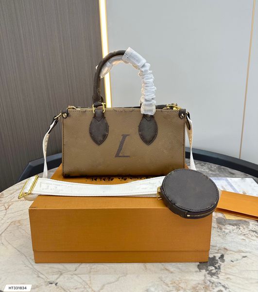 LOUS VUTT eastwest onthego Bag Designer Crossbody Bag Shoulder Bag Luxurys Handbags Designer Tote Bag womens Purses Fashion Bag on the go tote 24*14*10cm, Brown
LOUS VUTT eastwest onthego Bag Designer Crossbody Bag Shoulder Bag Luxurys Handbags Designer Tote Bag womens Purses Fashion Bag on the go tote 24*14*10cm, Brown