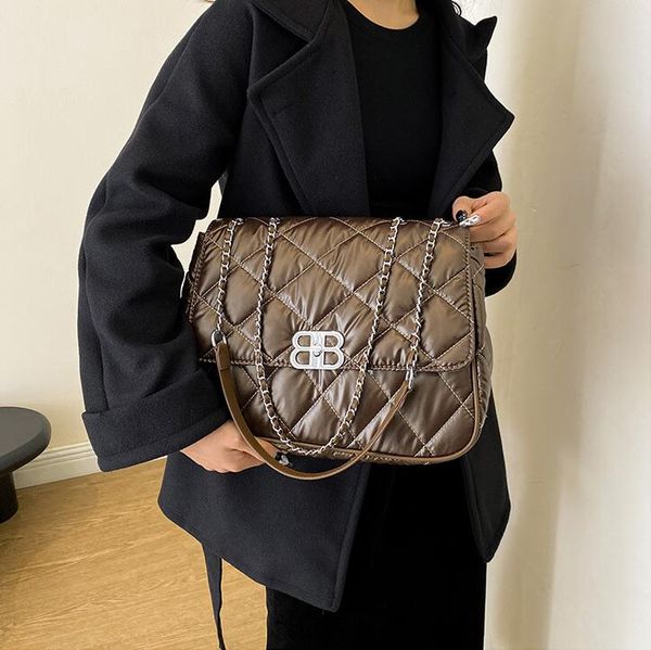 Sales factory ladies bags 2 colors soft and comfortable diamond chain bag in winter niche classic sewing fashion handbag flip women backpack 1002#, Cream
Sales factory ladies bags 2 colors soft and comfortable diamond chain bag in winter niche classic sewing fashion handbag flip women backpack 1002#, Cream