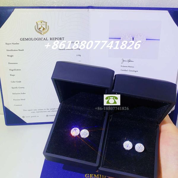 Iced Out Hip Hop Mens Real Natural Diamond Earrings Gold
Iced Out Hip Hop Mens Real Natural Diamond Earrings Gold