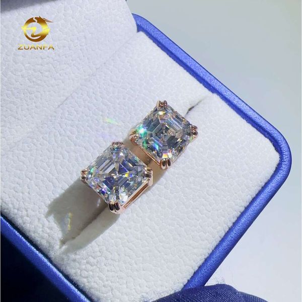 Fashion Jewelry Factory Price Bling Gift For Women Sterling Sier Earring Asscher Cut VVS Moissanite Stud Earrings
Fashion Jewelry Factory Price Bling Gift For Women Sterling Sier Earring Asscher Cut VVS Moissanite Stud Earrings
