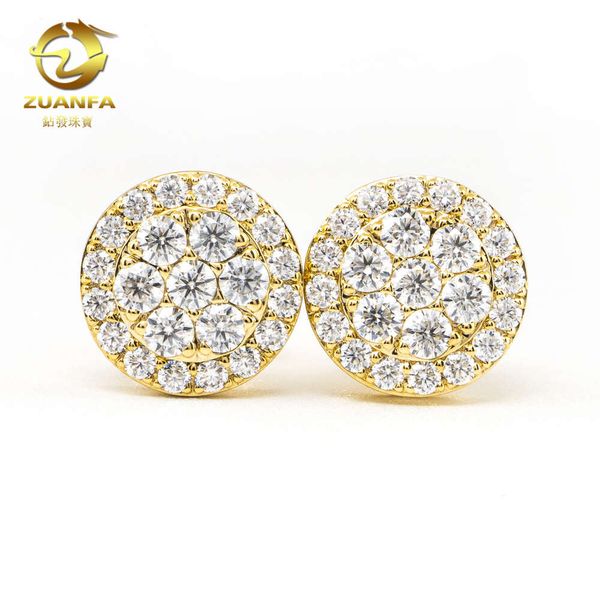 Diamond Jewelry 10K Solid White Yellow Hip Hop Style Men Women Iced Out VVS Moissanite Gold Earrings
Diamond Jewelry 10K Solid White Yellow Hip Hop Style Men Women Iced Out VVS Moissanite Gold Earrings