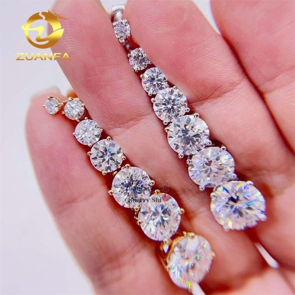 Stock Ready To Ship GRA 10K Solid Real Hip Hop Gold Moissanite Earrings Screw Back
Stock Ready To Ship GRA 10K Solid Real Hip Hop Gold Moissanite Earrings Screw Back