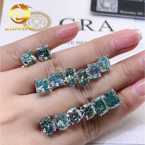 Hot Sale Pass Diamond Tester Princess/Round/Pear/Asscher Cut Sier Blue Green Moissanite Gemstone Stud Earrings
Hot Sale Pass Diamond Tester Princess/Round/Pear/Asscher Cut Sier Blue Green Moissanite Gemstone Stud Earrings