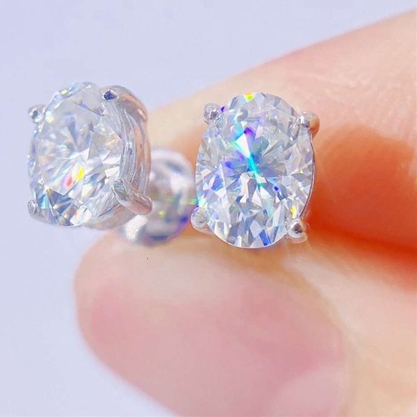 Ready To Ship In Stock VVS Lab Made Oval Single Stone Screw Back Women Moissanite Earrings
Ready To Ship In Stock VVS Lab Made Oval Single Stone Screw Back Women Moissanite Earrings