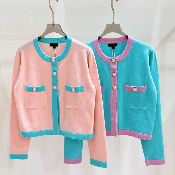 Knits Women's s Star style autumn and winter French small fragrance color contrasting round neck cardigan jacket top rich family thousand gold cute woolen sweater I5J, Pink
Knits Women's s Star style autumn and winter French small fragrance color contrasting round neck cardigan jacket top rich family thousand gold cute woolen sweater I5J, Pink