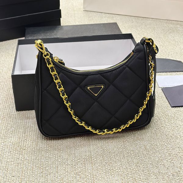 Shoulder Bags Designer Womens Cross Body Bag Woman Fashion Totes Purses Re-Edition Nylon Handbag Luxury Chain Purse Handbags 5A Quality, Brown
Shoulder Bags Designer Womens Cross Body Bag Woman Fashion Totes Purses Re-Edition Nylon Handbag Luxury Chain Purse Handbags 5A Quality, Brown