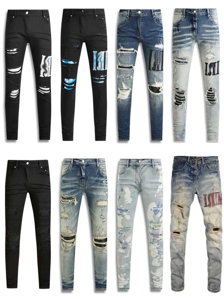 Men's Jeans For Men Clothes Amirs Designer Mens Jeans Purple Jeans High Street Hole Star Patch Men Womens Embroidery Panel Trousers Stretch Slim-fit Trousers Pants, 17
Men's Jeans For Men Clothes Amirs Designer Mens Jeans Purple Jeans High Street Hole Star Patch Men Womens Embroidery Panel Trousers Stretch Slim-fit Trousers Pants, 17