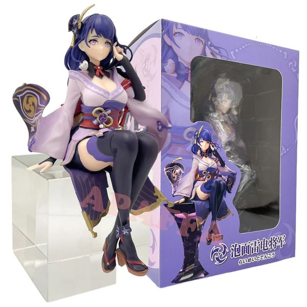 Figures 17cm Genshin Impact Shogun Sexy Anime Girl Noodle Stopper Raiden Ei Action Figure Adult Collectible Model Doll Toy 240308, Peacock blue
Figures 17cm Genshin Impact Shogun Sexy Anime Girl Noodle Stopper Raiden Ei Action Figure Adult Collectible Model Doll Toy 240308, Peacock blue