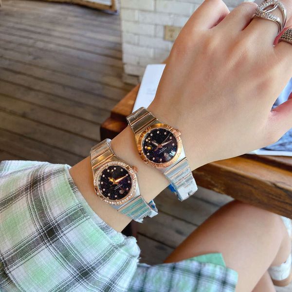 Top quality Omg Watches Luxury Designer Watch for men and women New Fashion Constellation Fashion with Diamond Shell Surface Star Dial Quartz Fine Steel Women's Watch
Top quality Omg Watches Luxury Designer Watch for men and women New Fashion Constellation Fashion with Diamond Shell Surface Star Dial Quartz Fine Steel Women's Watch