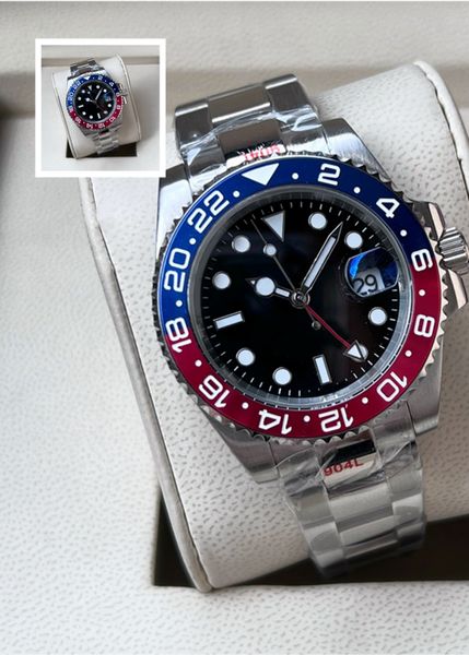 Designer men's automatic mechanical watch black ceramic dial 40mm 904L stainless steel sapphire luminous watch Montre de Luxe, 12
Designer men's automatic mechanical watch black ceramic dial 40mm 904L stainless steel sapphire luminous watch Montre de Luxe, 12