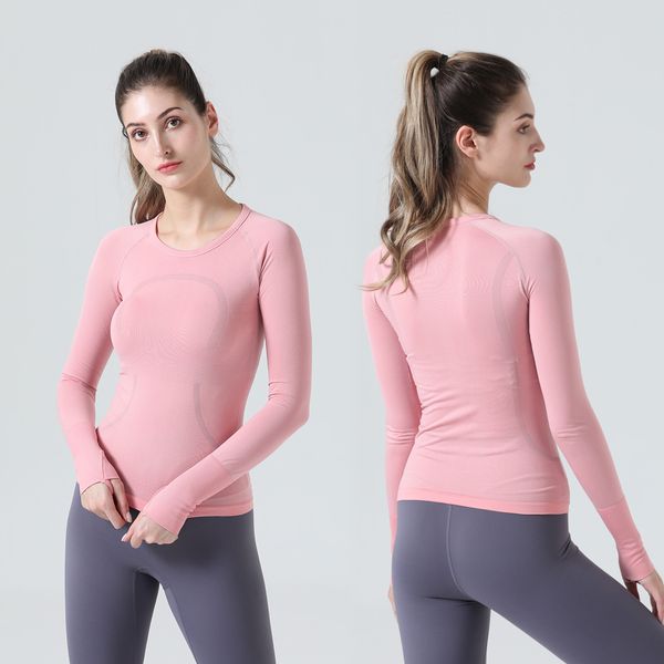 

LL-2.0 Womens Yoga Outfit Tshirts Shirts Tees Sportswear Outdoor Apparel Casual Adult Gym Excerise Running Long Sleeve Tops, #15