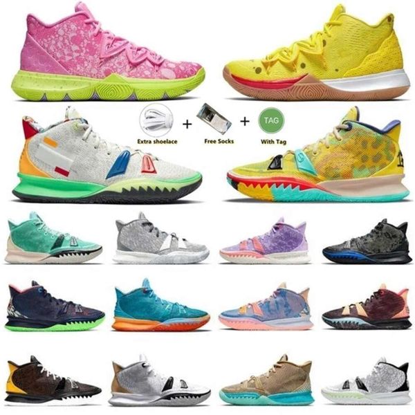 Basketball ShOes Mens Kyrie 7 One World People Chip Light Bone Kyries 7S Sponge Sandy Creator Hendrix Horus Rayguns Daybreak Squidward Men Sports Sneakers
Basketball ShOes Mens Kyrie 7 One World People Chip Light Bone Kyries 7S Sponge Sandy Creator Hendrix Horus Rayguns Daybreak Squidward Men Sports Sneakers