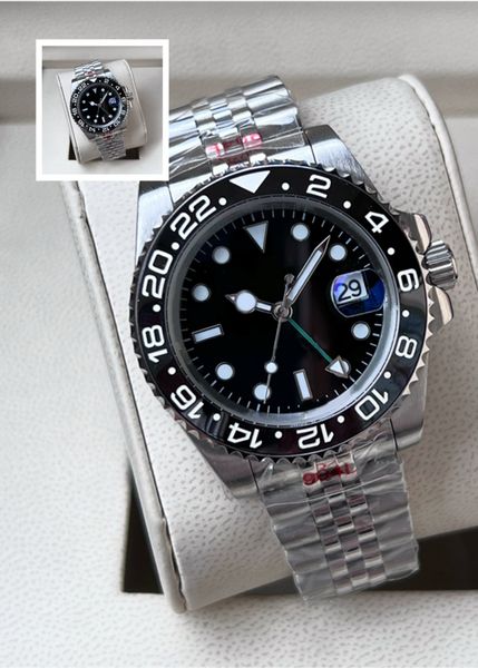 Designer's Classic Men's Mechanical Watch Black Ceramic dial 40mm 904L stainless steel sapphire luminous mechanical watch Montre de Luxe
Designer's Classic Men's Mechanical Watch Black Ceramic dial 40mm 904L stainless steel sapphire luminous mechanical watch Montre de Luxe