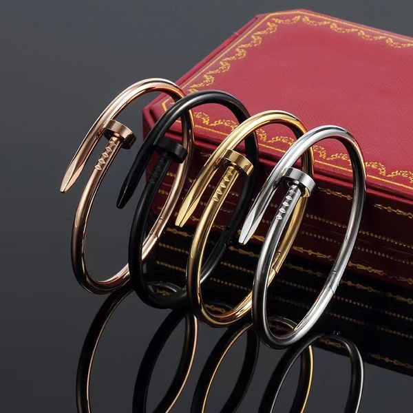 New Without Box Women Nail Bracelet Celebrity Designer Jewelry Luxury Lover Wedding Anniversary Gift Wholesale Sales Stainless Steel Cuff
New Without Box Women Nail Bracelet Celebrity Designer Jewelry Luxury Lover Wedding Anniversary Gift Wholesale Sales Stainless Steel Cuff
