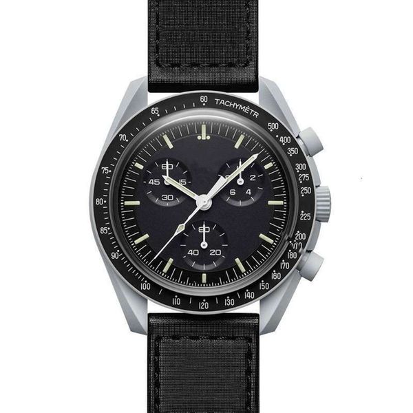 Omg Top Quality Moonswatch Luxury classic designer watch for men and women Hot Space Watch Moon Mercury Mission Lunar Landing Co branded Six Pin Timing Quartz WatchAA
Omg Top Quality Moonswatch Luxury classic designer watch for men and women Hot Space Watch Moon Mercury Mission Lunar Landing Co branded Six Pin Timing Quartz WatchAA