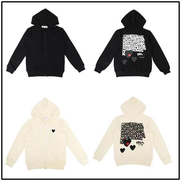 new Hoodie Sweatshirts men women Zipper loose coat Play Sweatshirt Commes Cardigan Des Small Red Heart jacket Garcons Standard and Fleece Casual Jumpers Cardigan, 7_color
new Hoodie Sweatshirts men women Zipper loose coat Play Sweatshirt Commes Cardigan Des Small Red Heart jacket Garcons Standard and Fleece Casual Jumpers Cardigan, 7_color