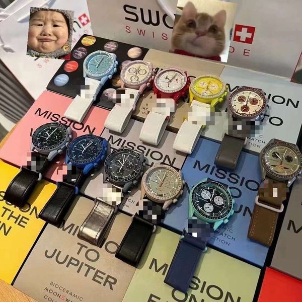 Omg Top Quality Moonswatch Luxury classic designer watches for men and women Planet Co Omi branded Couple Watch Sports Starry Sky Alloy Edition Watch Trend
Omg Top Quality Moonswatch Luxury classic designer watches for men and women Planet Co Omi branded Couple Watch Sports Starry Sky Alloy Edition Watch Trend