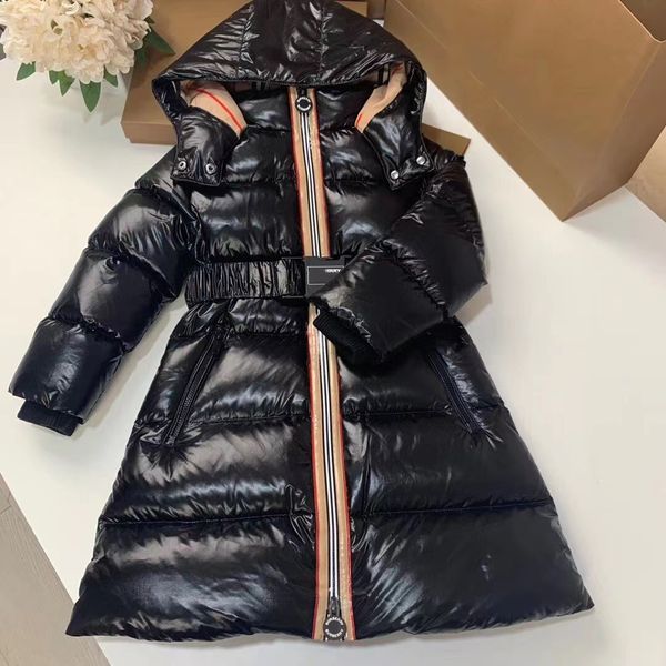 Girl Hoodies Kids Coat Baby Clothes Girls Down Jacket Hooded Waist Design Long Jackets Luxury White Goose Down Belt Letter Comfortable Warm Classic Stripe, Black
Girl Hoodies Kids Coat Baby Clothes Girls Down Jacket Hooded Waist Design Long Jackets Luxury White Goose Down Belt Letter Comfortable Warm Classic Stripe, Black