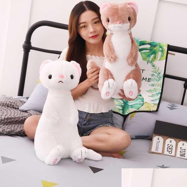 Stuffed Plush Animals Cute Sitting Weasel Peluche Pluszaki Toys Ferret Doll Child Comforting Dolls Soft Baby Room Toy Home Decorat Otl6C, White
Stuffed Plush Animals Cute Sitting Weasel Peluche Pluszaki Toys Ferret Doll Child Comforting Dolls Soft Baby Room Toy Home Decorat Otl6C, White