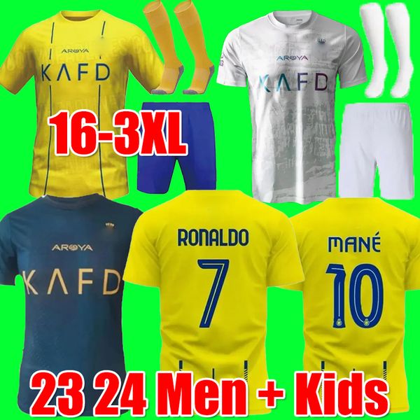 XXXL 23 24 Al Nassr FC soccer Jerseys Ronaldo 2023 2024 Home away Third CR7 Gonzalo Mane Martinez Talisca women FANS player version men kids kit Football shiirt Al-Nassr, 23 24 home player + patch
XXXL 23 24 Al Nassr FC soccer Jerseys Ronaldo 2023 2024 Home away Third CR7 Gonzalo Mane Martinez Talisca women FANS player version men kids kit Football shiirt Al-Nassr, 23 24 home player + patch