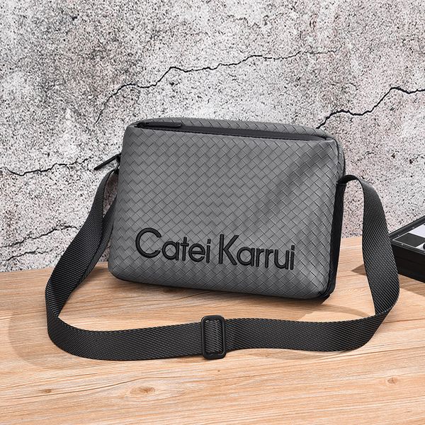 Mens shoulder bags 3 colors classic Joker woven backpack outdoor padded leather leisure messenger bag exquisite embroidered letters fashion handbag 80003#, Grey-80003#
Mens shoulder bags 3 colors classic Joker woven backpack outdoor padded leather leisure messenger bag exquisite embroidered letters fashion handbag 80003#, Grey-80003#