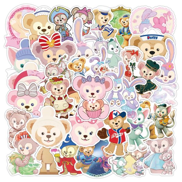 

36PCS hot rabbit cute animal cartoon graffiti Waterproof PVC Stickers Pack For Fridge Car Suitcase Laptop Notebook Cup Phone Desk Bicycle Skateboard Case.