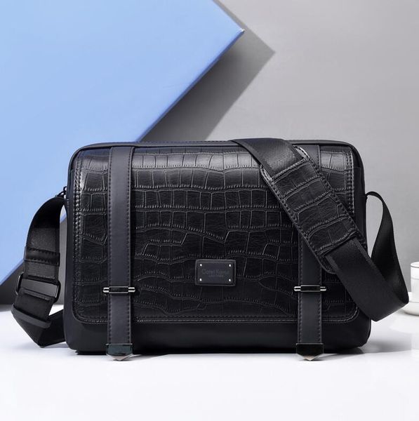 Factory wholesale men shoulder bag 2 colors horizontal large crocodile business briefcase daily Joker solid color leather handbag light Oxford backpack 30050#, Brown
Factory wholesale men shoulder bag 2 colors horizontal large crocodile business briefcase daily Joker solid color leather handbag light Oxford backpack 30050#, Brown