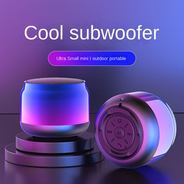 New Colorful Popular TWS Wireless Bluetooth Speaker Mini Metal Cannon Audio Gift portable speaker