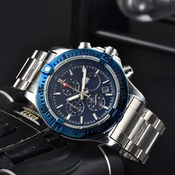 Designer Breit Watches Men's luxury top watch 2023 Hot selling Centennial Men's Silicone Watch Band with Six Needle Small dial Work Men's Quartz Watch
Designer Breit Watches Men's luxury top watch 2023 Hot selling Centennial Men's Silicone Watch Band with Six Needle Small dial Work Men's Quartz Watch