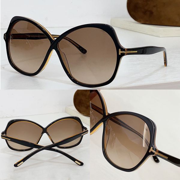 ROSEMIN SUNGLASSES Shiny acetate style with metal 'T' logo decoration butterfly frame fits face shape embellishes face fashion men and women leisure vacation FT1013
ROSEMIN SUNGLASSES Shiny acetate style with metal 'T' logo decoration butterfly frame fits face shape embellishes face fashion men and women leisure vacation FT1013