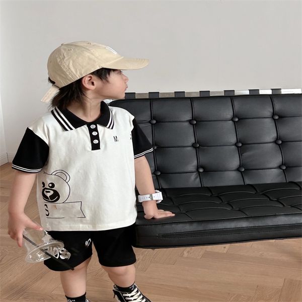 Children's High Quality Designer Summer T-shirt Two-piece Holiday Outfit Cartoon Short Sleeve T-shirt Shorts Size 90cm-150cm A18, #4
Children's High Quality Designer Summer T-shirt Two-piece Holiday Outfit Cartoon Short Sleeve T-shirt Shorts Size 90cm-150cm A18, #4