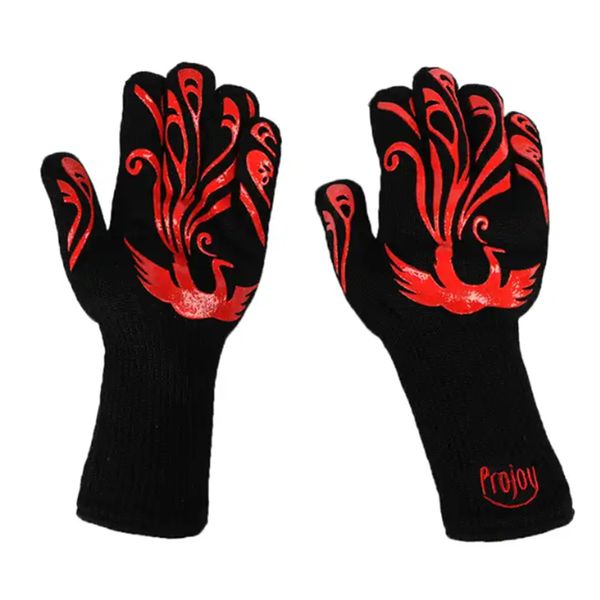 

customized Aramid Barbecue Cotton Silicone Oven Mitts Gloves Extreme Heat Resistant Glove Grill Bbq Glove For Cooking Baking