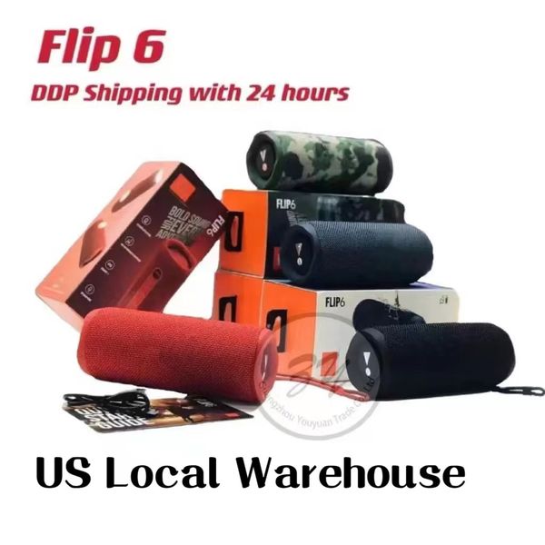 

6 Flip Portable Bluetooth Speaker, Powerful Sound and Deep Bass, IPX67 Waterproof+Dustproof Speakers Local Warehouse IPX7