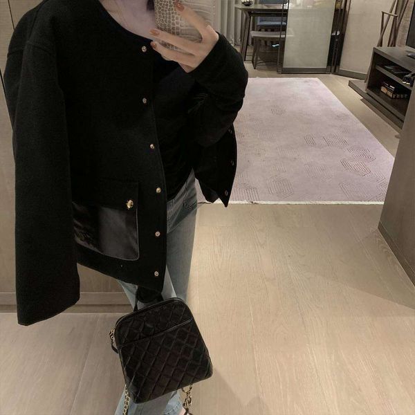 Woman Clothing 2023 Autumn Winter New Fashion Collage Decoration Temperature Versatile Slim Wool Coat Fit Winter Outerwear, Black
Woman Clothing 2023 Autumn Winter New Fashion Collage Decoration Temperature Versatile Slim Wool Coat Fit Winter Outerwear, Black