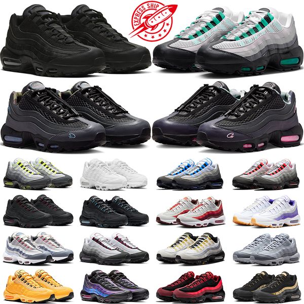 Designer 95 running shoes men women 95s Triple Black White OG Neon Stadium Green Crystal Blue Bred Dark Beetroot Solar Red mens trainers sneakers, #23
Designer 95 running shoes men women 95s Triple Black White OG Neon Stadium Green Crystal Blue Bred Dark Beetroot Solar Red mens trainers sneakers, #23