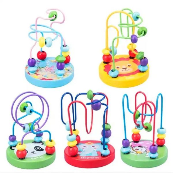 3D Puzzles Montessori Wooden Toys Circles Bead Wire Maze Roller Coaster Educational Wood Boys Girls Kid Toy 6 Months 231215
3D Puzzles Montessori Wooden Toys Circles Bead Wire Maze Roller Coaster Educational Wood Boys Girls Kid Toy 6 Months 231215