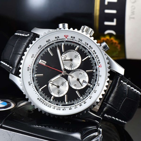 

Designer Breit Watches Men's Luxury watches Top watch Quartz Watch Centennial Home Six Needle Full Function Quartz Timing Fashion Men's Quartz Watch luxury watches