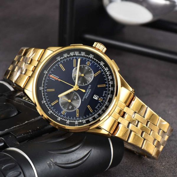 Designer Breit Watches Men's Luxury watches Top watch 2023 New Bailing Men's Leisure Quartz Five Needle Multi functional Waterproof Glow Steel Band Watch Batch
Designer Breit Watches Men's Luxury watches Top watch 2023 New Bailing Men's Leisure Quartz Five Needle Multi functional Waterproof Glow Steel Band Watch Batch