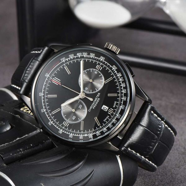 Designer Breit Watches Men's Luxury watches Top watch 2023 New Bailing Men's Leisure Quartz Five Needle Multi functional Waterproof Glow Belt Watch top qualityDBI2
Designer Breit Watches Men's Luxury watches Top watch 2023 New Bailing Men's Leisure Quartz Five Needle Multi functional Waterproof Glow Belt Watch top qualityDBI2