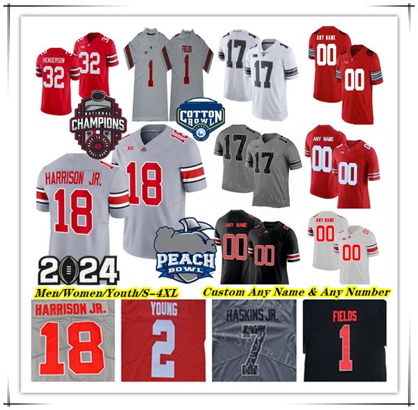 

Ohio State Buckeyes OSU College Football Jerseys Miyan Williams Devin Brown Carnell Tate Xavier Johnson Dallan Hayden Steele Chambers Michael Hall Jr. Sonny Styles, Men white