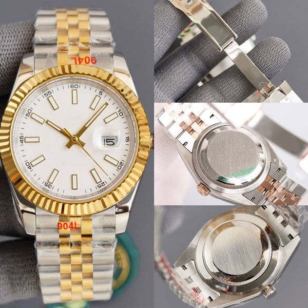Men's Luxury Watch 41mm/36mm Women's Watch Round dial 904L stainless steel sapphire waterproof automatic mechanical watch Montre de Luxe Watch Factory lb
Men's Luxury Watch 41mm/36mm Women's Watch Round dial 904L stainless steel sapphire waterproof automatic mechanical watch Montre de Luxe Watch Factory lb