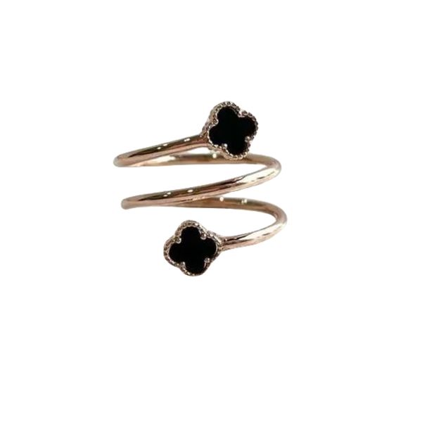 Classic designer jewelry Four-leaf Clover Ring jewelrys Personalized Rotating Lucky Four Leaf Grass Rings Ornament Van Clee High quality Christmas gift jewelry
Classic designer jewelry Four-leaf Clover Ring jewelrys Personalized Rotating Lucky Four Leaf Grass Rings Ornament Van Clee High quality Christmas gift jewelry
